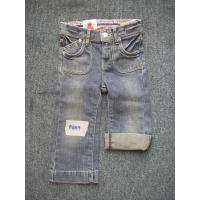 China Girls Trend Children Jeans Custom Logo Stretch Denim Pants Jrt14/13 on sale