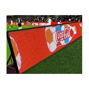 Outdoor P10 Perimeter LED Display / LED Advertising Board For Football Field Advertising