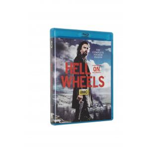Free DHL Shipping@New Release Hot Classic Blu Ray DVD Movie Hell On Wheels Season 4 Boxset