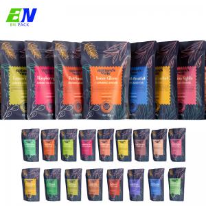 China Food Grade Packaging Tea Bag Foil Resealable Zipper Doypack supplier