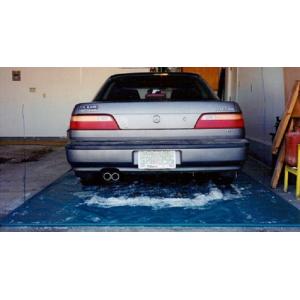 Sauvez le tapis de retenue d'eau de garage de lavage de voiture d'environnement et le lavage de voiture gonflable de système de récupération d'eau