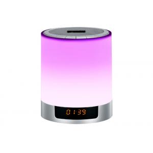 Wireless LED Light Bluetooth Speaker with Digital Alarm Clock FM Radio