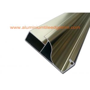 China Polished Aluminium Cabinet Door Profiles , Aluminium Frames For Kitchen Cabinets supplier