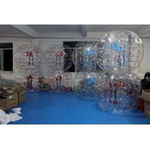 China Clear bumper ball inflatable bubble soccer 0.8mm PVC 1.5m diameter supplier