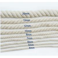 China Twist Braided 100% Natural Cotton Rope Macrame 3mm Specifications 2mm-60mm on sale