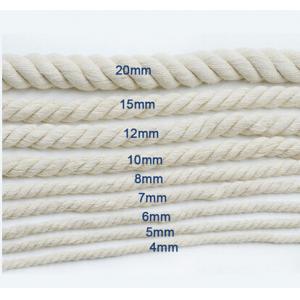Twist Braided 100% Natural Cotton Rope Macrame 3mm Specifications 2mm-60mm