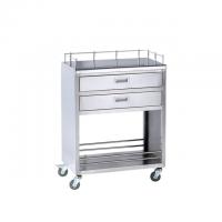 Stable Vet Nursing Hospital Trolley 600 * 480 * 750mm Size With 2 Drawers