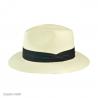 Men's Pressing Structured Broad Brimmed Hat Western Gentlemen Straw Fedora With