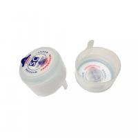China 20 Litre Water Bottle Non Spill Caps Peel Off Type White PE With Rubber Liner on sale