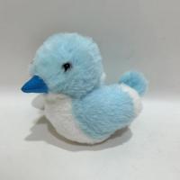 China Fluffy and Vivid Plush Blue Pigeon w/ Sound Animated Bird Toy BSCI Factory on sale