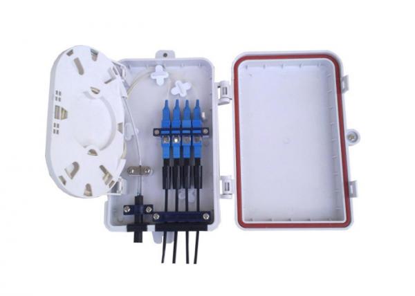 Fiber Optic Splitter Distribution Box FTTH With 4 port SC FC ST LC Connectors