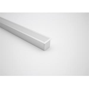China Recessed Rigid LED Lighting Aluminum Extrusions For Curatin Wall / Flooring supplier
