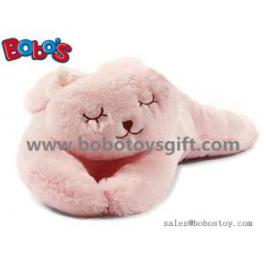 China Soft Plush Pink Color Rabbit Stuffed Animal Toy Long Bunny Body Pillow supplier