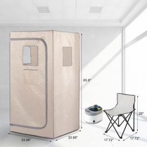 China Full Size Folding Portable Steam Sauna OEM / ODM Portable Sauna Tent supplier