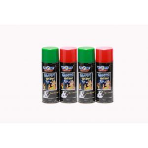Black Color Graffiti Spray Paint Oil Base 400ml For Airless Compressor