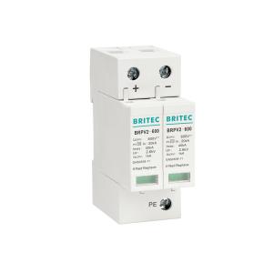 China BRPV2-600 2 Mod 600V Dispositivo de Proteção contra Surtos CC Fotovoltaico PV SPD solar spd dc 600v protetor contra surtos pv supressão de tensão solar supplier