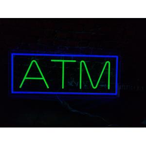 Bank ATM Customerized  LED Neon Sign  Indoor  Decoration Acrylic DC12V