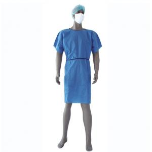 Short Sleeves 60gsm Disposable Patient Gowns
