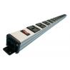 China 48 Inch Heavy Duty Universal Metal Power Strip PDU 16 Way For Transformer / Adapter Use wholesale