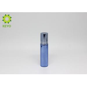 China Customized Color Glass Perfume Bottles 10ml With Roller Balls And Aluminum Cap supplier