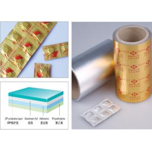 Strip Packing Aluminum Foil Soft Easier Tear Blister Foil For Bag Packaging