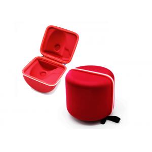 Red Hard Eva Foam Case For Essential Bottles And Glasses Cups