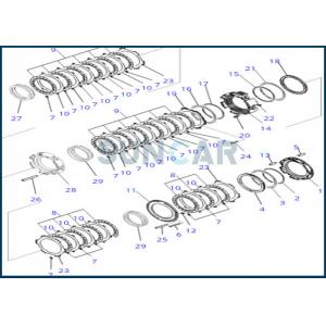 175-15-59270 1751559270 Gearbox Seal Ring Use In Transmission For Bulldozer