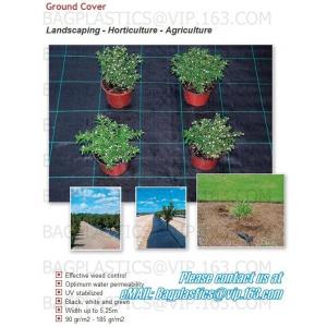 PP ground cover,weed barrier Fabrics, weed mat in strawberry garden, Agricultural weed control pp woven grass mat, 70gsm