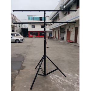 China Professional Stage Lighting Equipment Single-layer / Double-layer Winch Stand Par Led Light Stand 3M 4M With Tripod wholesale