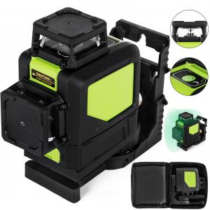 High Accuracy Rotary 3D Laser Level Automatic Cross Line Li Ion Battery Power Source