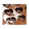 China Home Made Silicone Chocolate Molds LFGB Standard With Heart Shape wholesale