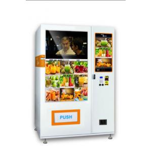 China 24 hours self service Combo Snack Drink Touch Screen Vending Machine  , White Automated Retail Vending Machines supplier