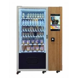 China 22 Inch Touch Screen 55 inch LCD screen automatic Snack Food Vending Machines CE Certificated supplier