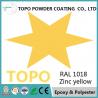 Energy Saving Epoxy Polyester Powder Coating For Household / Furniture RAL 1018