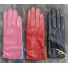 Leather Womens Waterproof Gloves , Sheepskin Womens Leather Dress Gloves