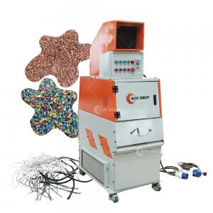 Small Capacity Waste Wire Recycling Machine 30-50kg/h Mini Cable Granulator Provided