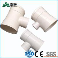 China 2 Inch PVC Drainage Pipe Fittings Sewage Customized Adhesive Connection on sale