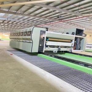 China 1000 KG Weight 4 Color Printer Slotter Flexo Printing Slotting Die Cutting Machine supplier