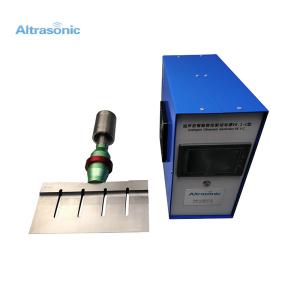 China o cortador do alimento de 20Khz Ultarsonic para o nougat congelado do queijo do bacon do chouriço da carne cortou repartido com o comprimento da lâmina opcional supplier