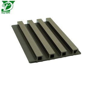 China Environmental Responsibility Meets Architectural Beauty  Trough Surface WPC External Wall Cladding wholesale