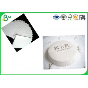 SGS Certification 350g White Uncoated Woodfree Paper / Absorbent Cardboard Paper For Cooling Pads Production