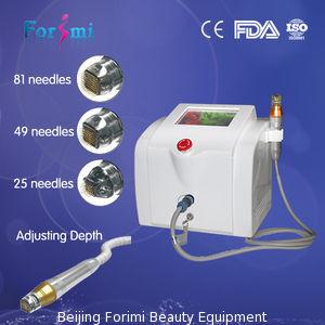 China dermal stamping with radio frequency CW and Pulse mode Needling Machine With 0.5-3MM Depth RF Microneedle supplier