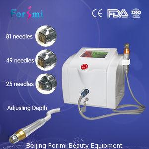 0.5-3MMの深さRF Microneedleの無線周波数CWおよび脈拍モードNeedling機械によって皮膚に押すこと