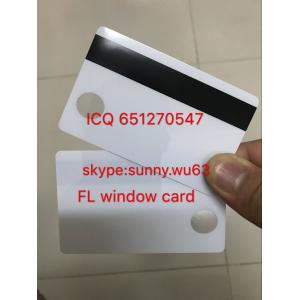 China New Florida plastic card FL ID window magnetic card supplier