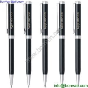 China Metal hotel pen silver design ball pen wholesale silver ballpoint pen for promotional gift supplier