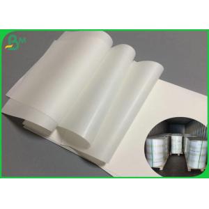 31 GSM White FDA Approved Cake Food Grade Paper Roll Packing For Heating Food