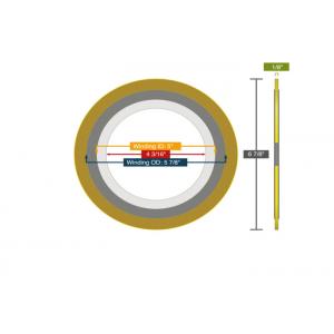 ASME B16.20 Metal Sealing 900# Carbon Steel Outer Ring Stainless Steel 304 Inner Ring Graphite Filler Raised Flange Spir