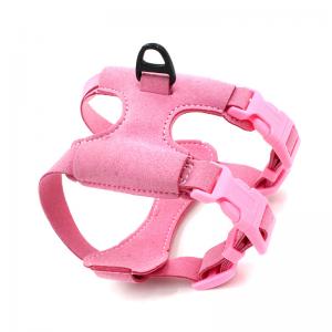 Soft Retractable Dog Collars And Leashes Small Nylon Dog Harness HP-054