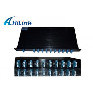 100G DWDM Mux Demux , DWDM Fiber Optic Multiplexer Demultiplexer In 1U Rack Mount Chassis