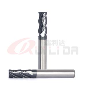 China 1/4 1/2» 3/8 угол радиуса округляя покрытие резцов HRC50 4Fl торцевой фрезы Nano черное supplier